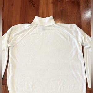 Off White Turtleneck Sweater